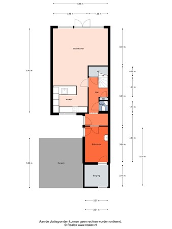 Floorplan - Leeuwerik 25, 3752 ND Bunschoten-Spakenburg